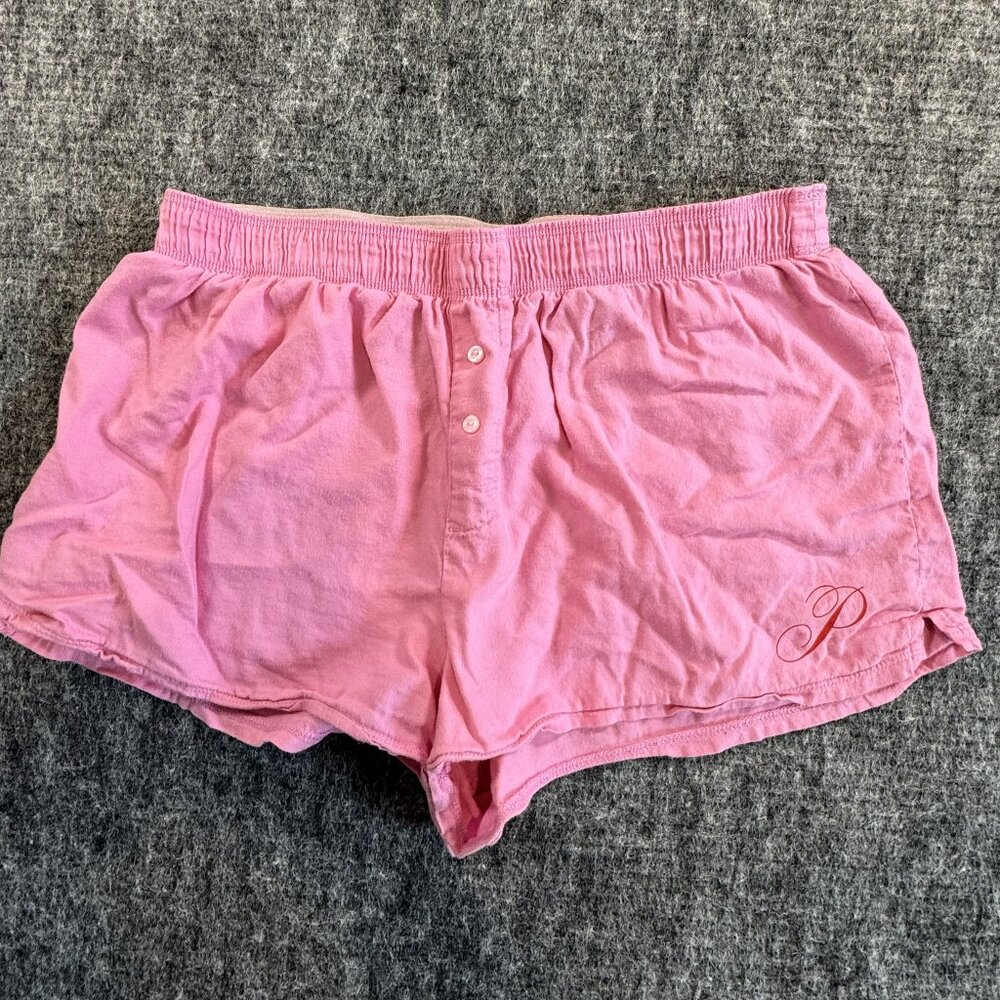 Pink Victoria Secret Sleep shorts